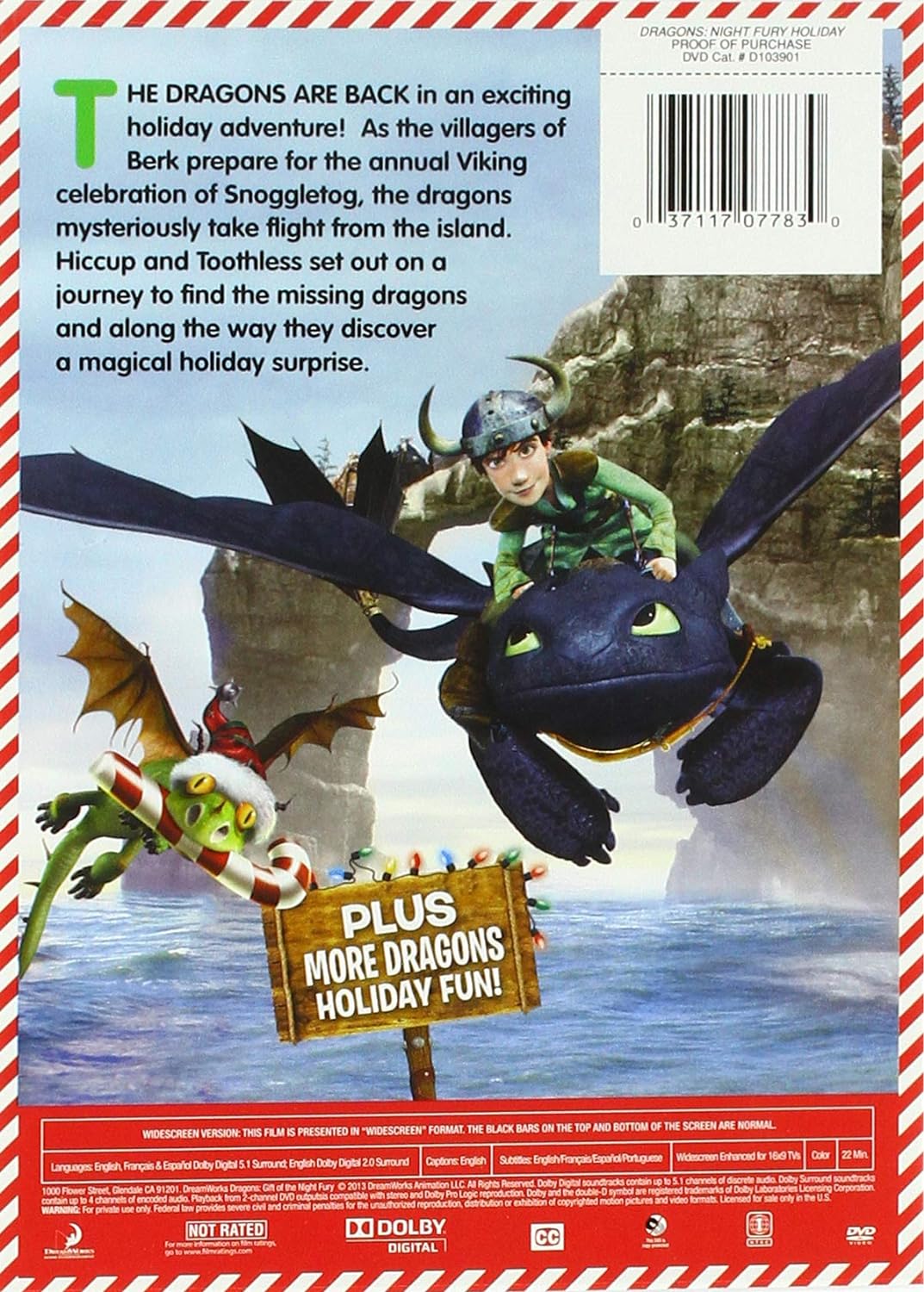 Dragons: Gift of the Night Fury - DVD