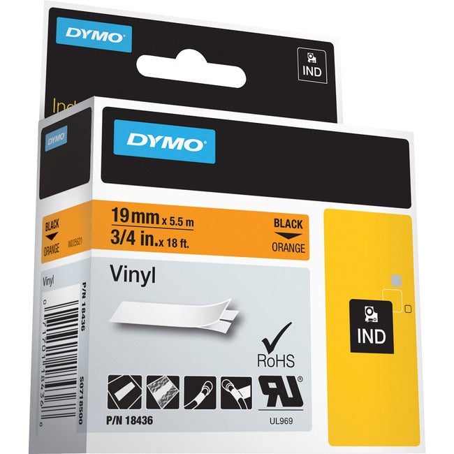 Dymo Rhinopro Permanent Adhesive Vinyl Tape - Roll(S