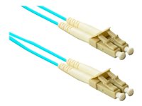 ENET 6M LC/LC Duplex Multimode 50/125 10Gb OM4 or Better Aqua Laser Optimized Multi-Mode (LOMM) Fiber Patch Cable 6 meter LC-LC Individually Tested LC2-OM4-6M-ENC