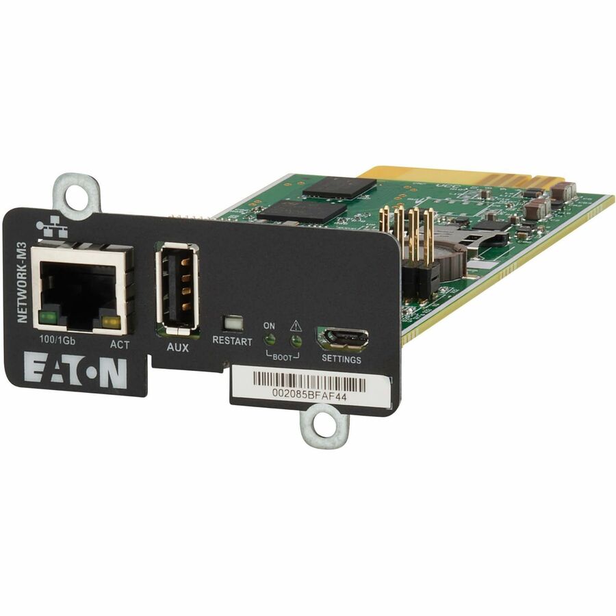 Eaton Cybersecure Gigabit NETWORK-M3 Card for UPS and PDU, UL 2900-1 and IEC 62443-4-2