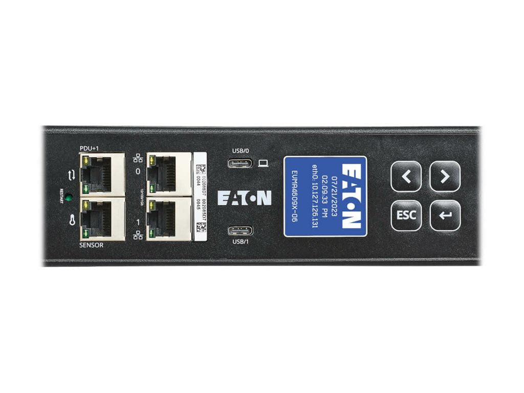 Eaton G4 Managed 3-Phase Rack PDU 208V 42 Outlets 48A 17.3kW