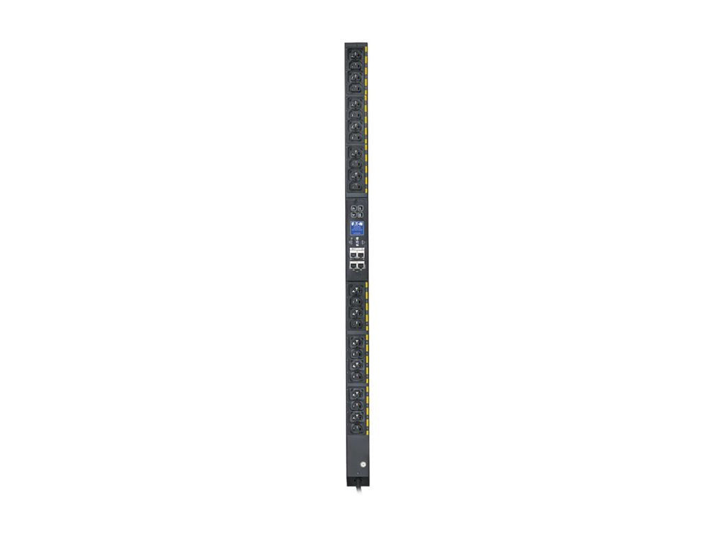 Eaton G4 Single-Phase Managed Rack PDU G4, 100-240V, 24 Outlets, 16A, 3.8kW, C20/L6-20 Input, 10 ft. Cord, 0U Vertical - Power EVMAL620A