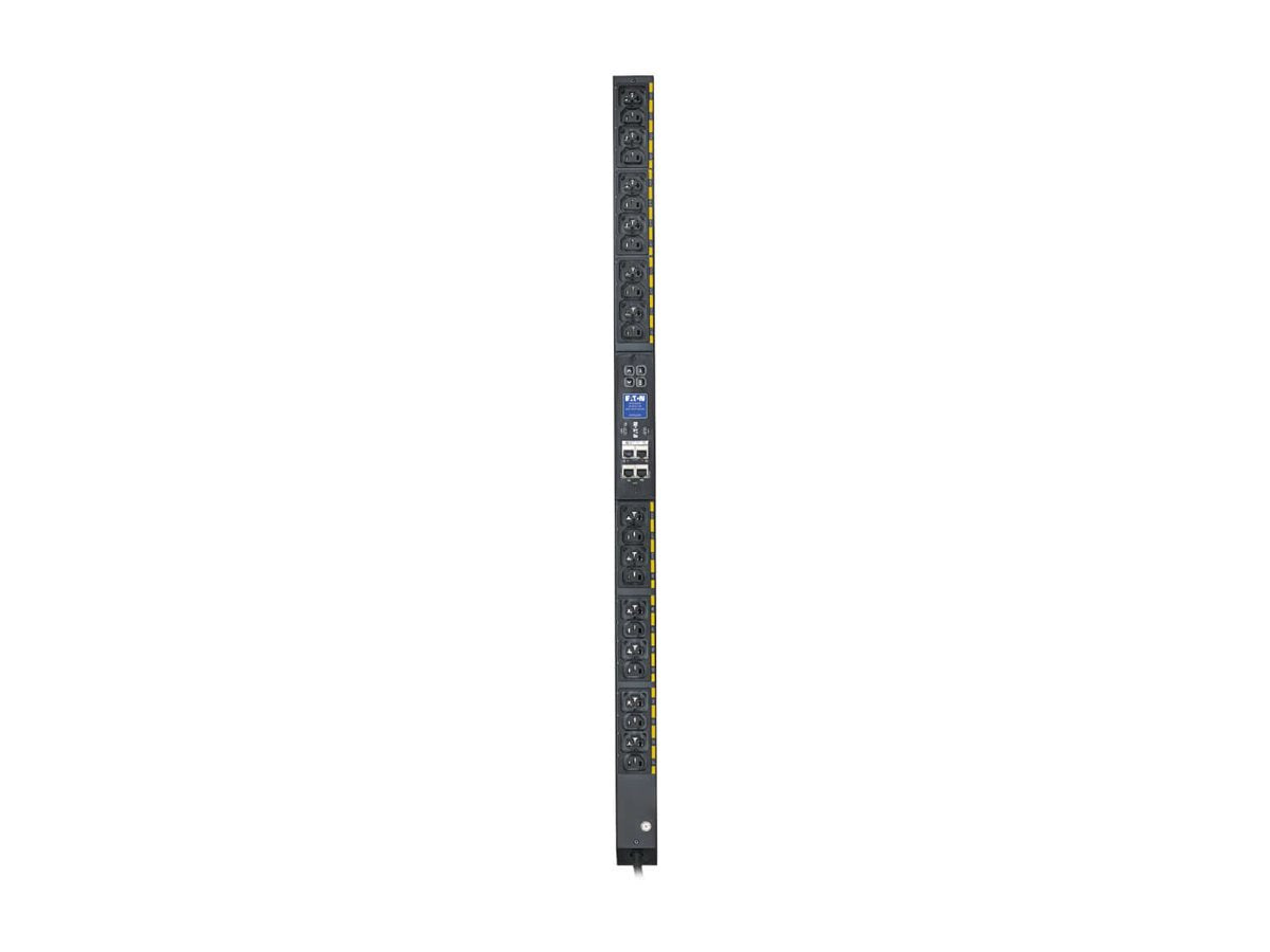 Eaton G4 Single-Phase Managed Rack PDU G4, 100-240V, 24 Outlets, 16A, 3.8kW, C20/L6-20 Input, 10 ft. Cord, 0U Vertical - Power EVMAL620A