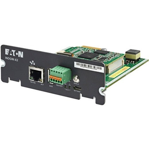 Eaton Gigabit Industrial Gateway X2 Card - X-Slot - 1 x Network (RJ-45) Port(s) - USB