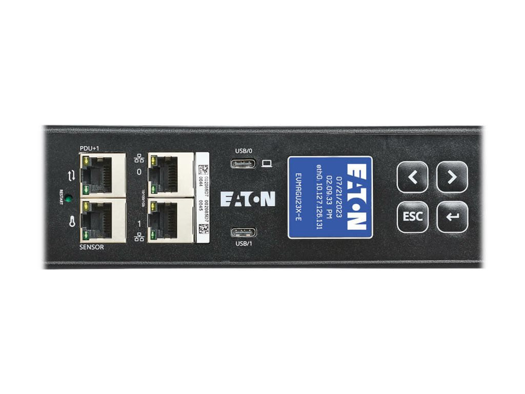 Eaton Managed PDU G4, 42 Outlets, Universal Input 208V/415V for Data Centers