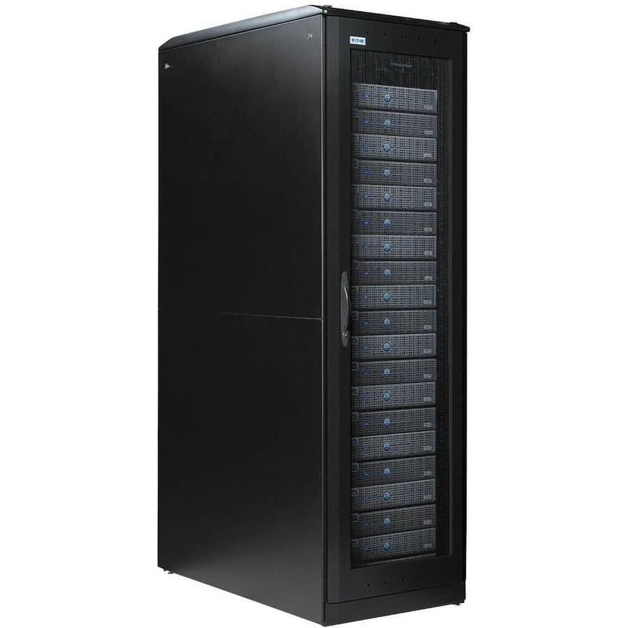 Eaton Paramount 51U Server Rack Enclosure - 42 in. Depth, Doors Included, No Side Panels, TAA