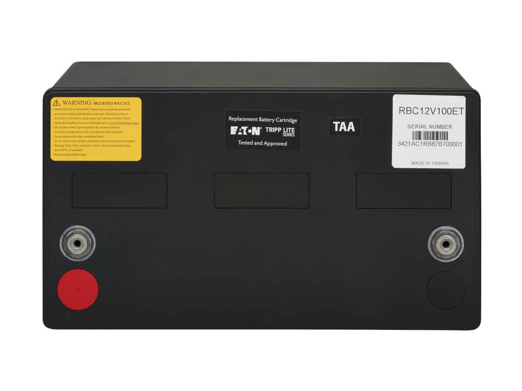 Eaton Tripp Lite External 12V DC Battery Module for RBC12V100ET UPS