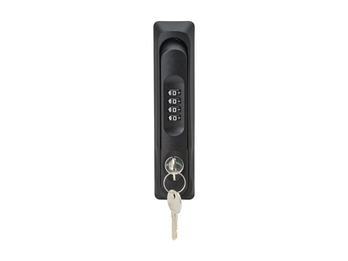 Eaton Tripp Lite Series SmartRack Locking Door Handles for Server Rack Front and Back Doors, 4-Digit Combination Lock, 2 Keys SRCOMBO4