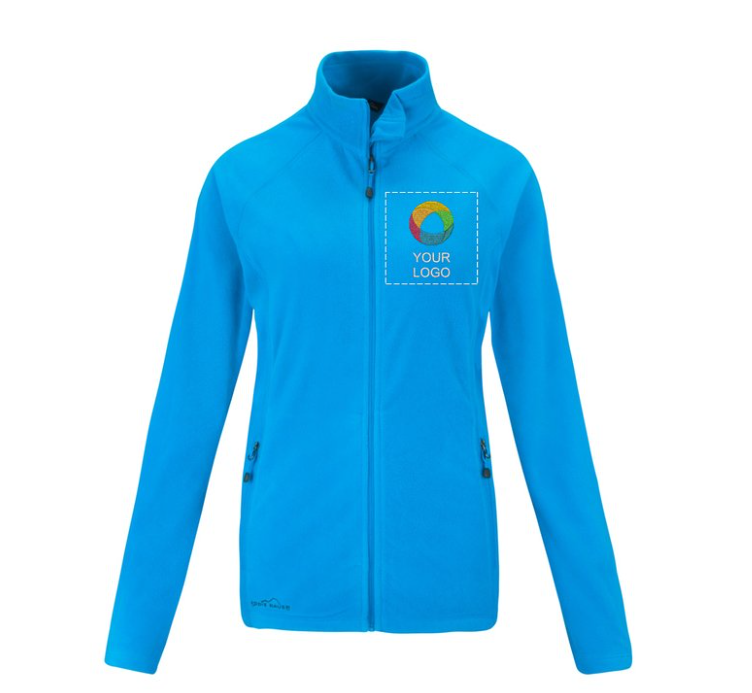 Eddie Bauer® Ladies Full-Zip Microfleece Jacket – Cozy Warmth, Sleek Style, Adventure-Approved