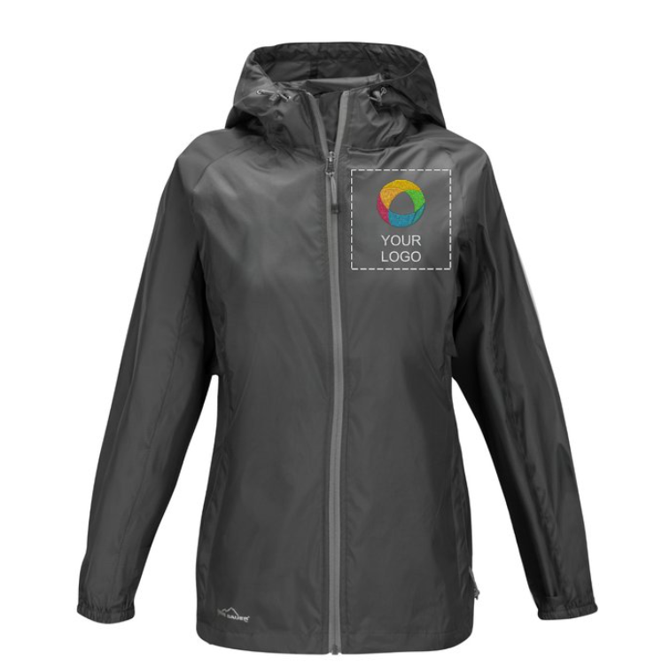 Eddie Bauer® Ladies Packable Wind Jacket – Lightweight, Wind-Resistant, and Ready for Adventure