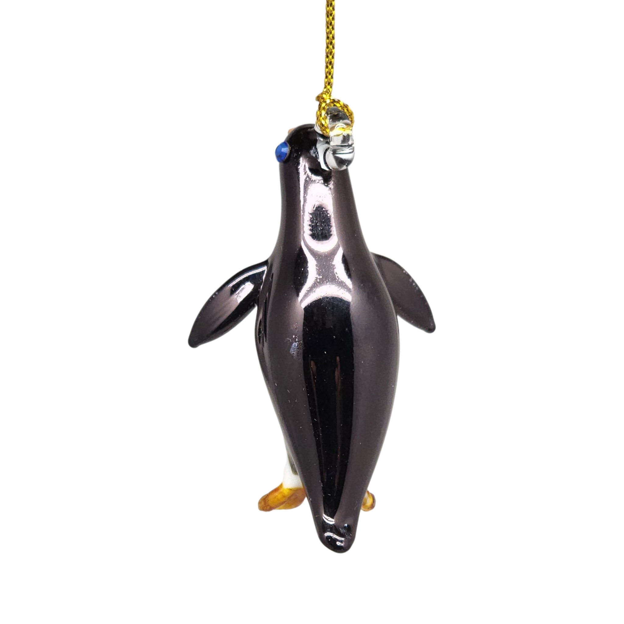 Egyptian Glass Penguin Ornament