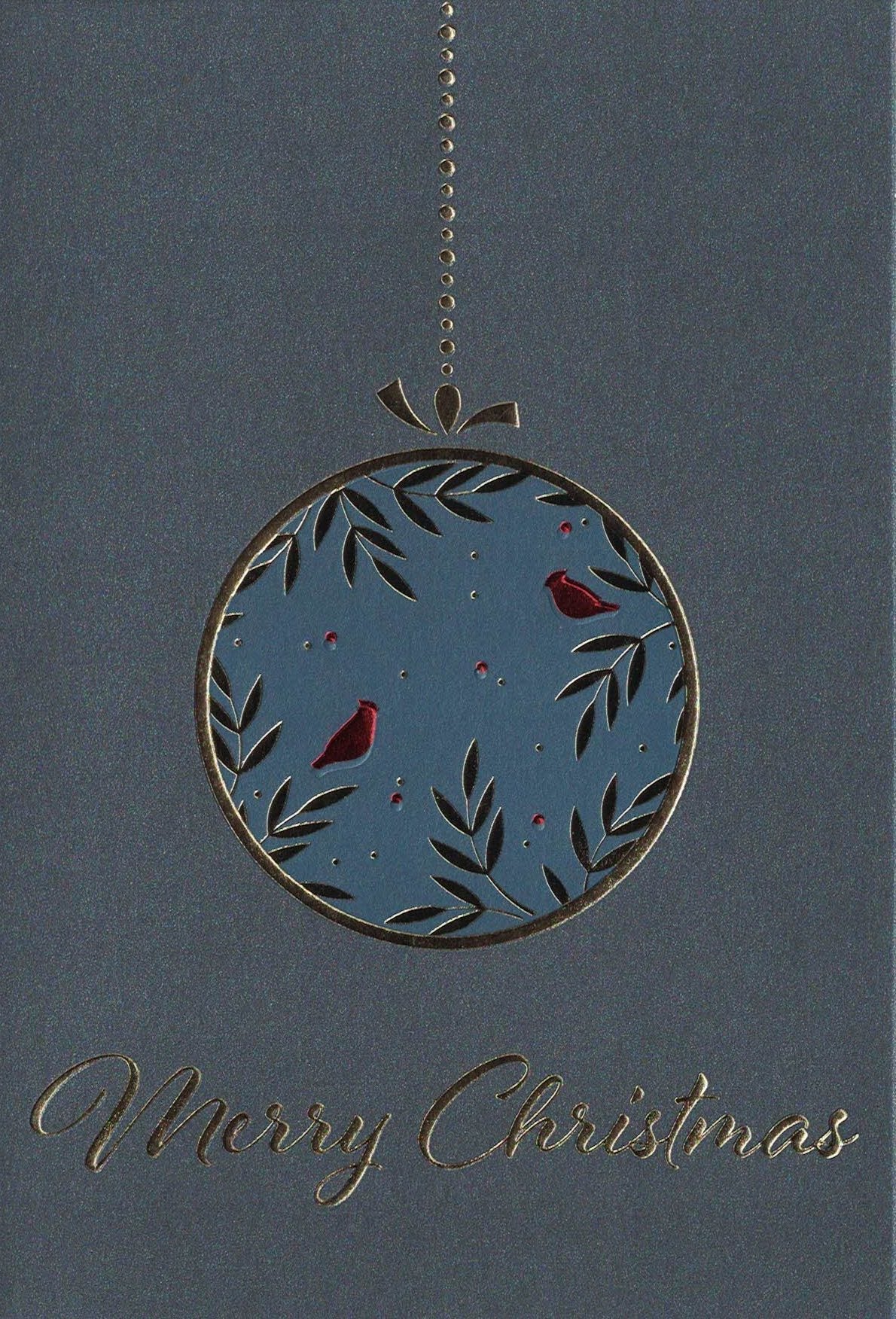 Elegant Boxed Cards - Cardinal Ornament