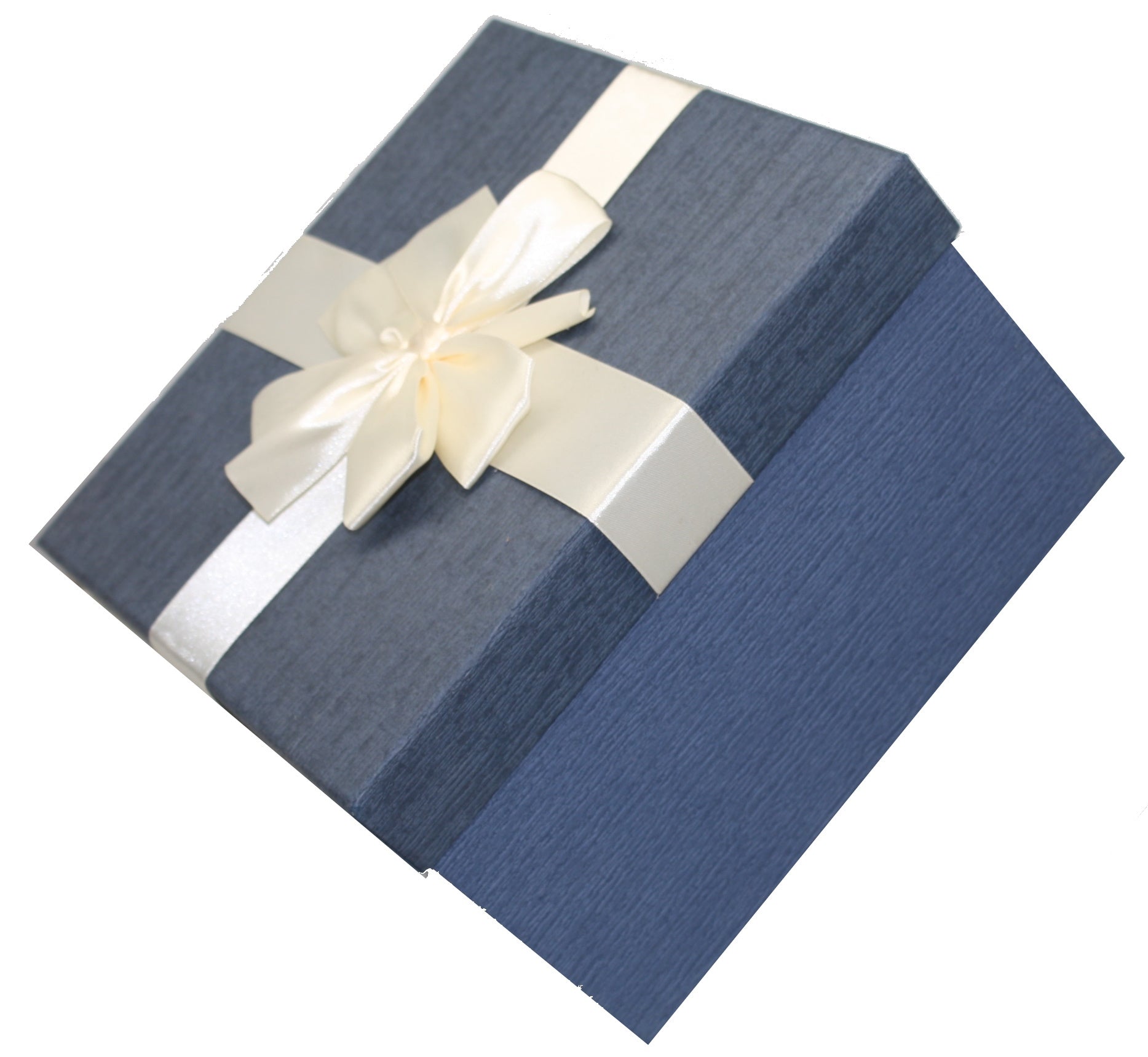 Elegant Square Gift Box - Blue Medium