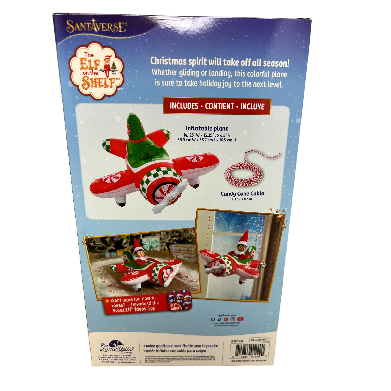 Elf on the Shelf Peppermint Plane Ride