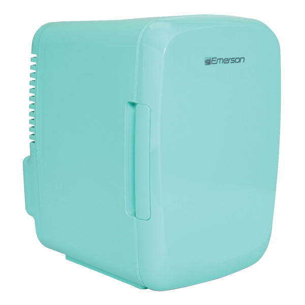 Emerson EFC-5000-TURQUOISE 6-Can 4.2-Qt. Portable Mini Fridge Cooler, EFC-5000
