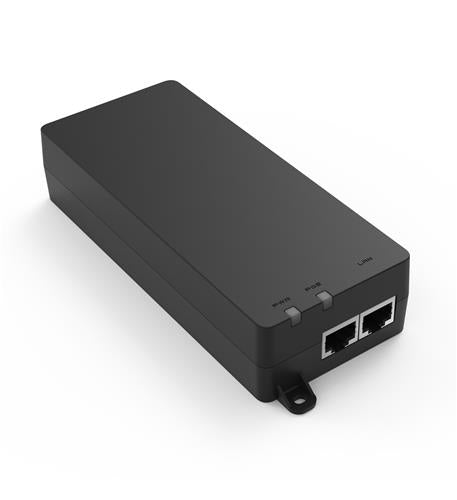 EnGenius 90W 802.3af/at/bt 2.5GbE Ethernet Over Power Adapter - 120 V AC, 230 V AC Input -