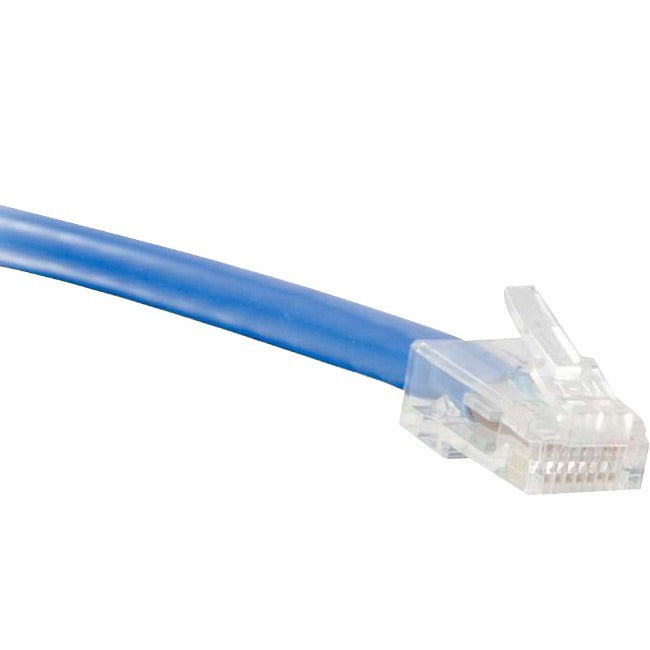 ENET 6in Blue Cat5e Non-Booted (No Boot) (UTP) High-Quality Network Patch Cable RJ45 to RJ45 - 6 Inch C5E-BL-NB-6INENC