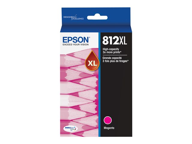 Epson T812 Original High Yield Inkjet Ink Cartridge - Magenta Pack