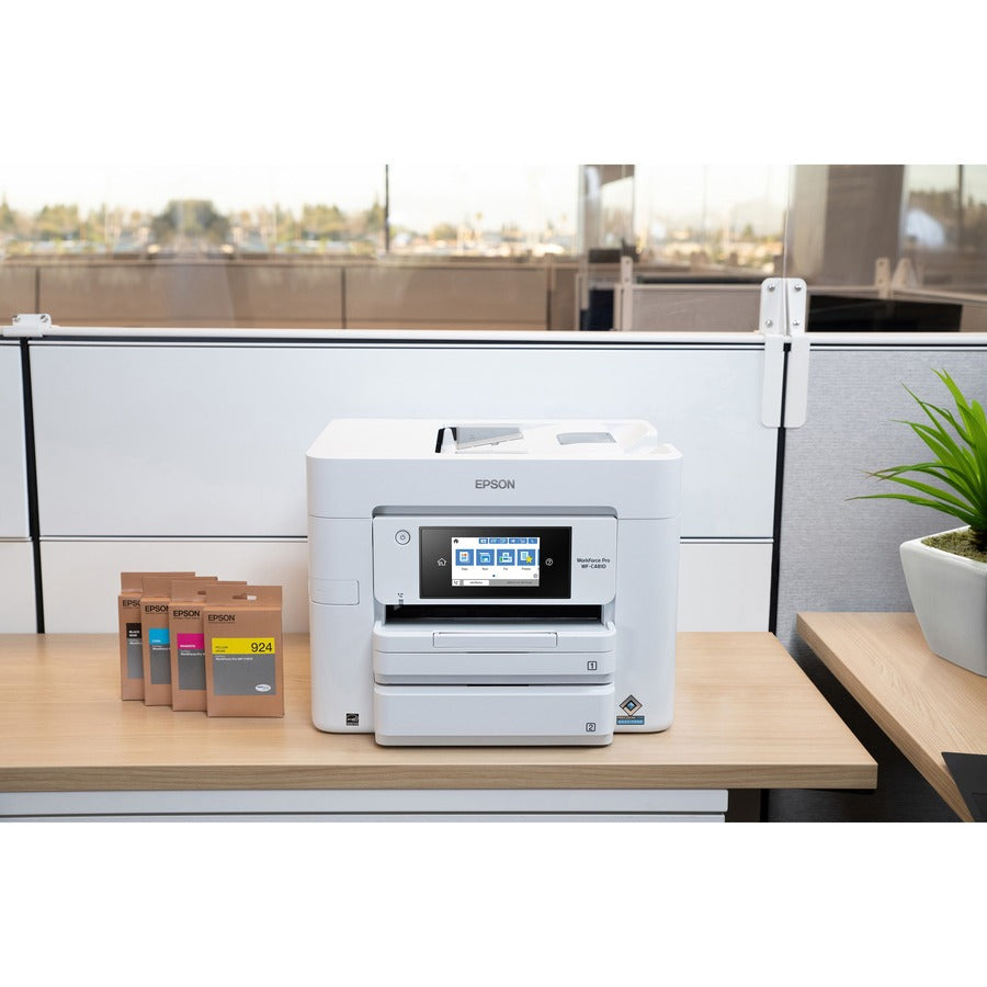 Epson WorkForce Pro WF-C4810 Inkjet Multifunction Printer - Color C11CJ05205