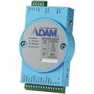 Ethernet Remote I/O Module - Industrial IoT Gateway MQTT Modbus | Tecisoft ADAM-6224-B