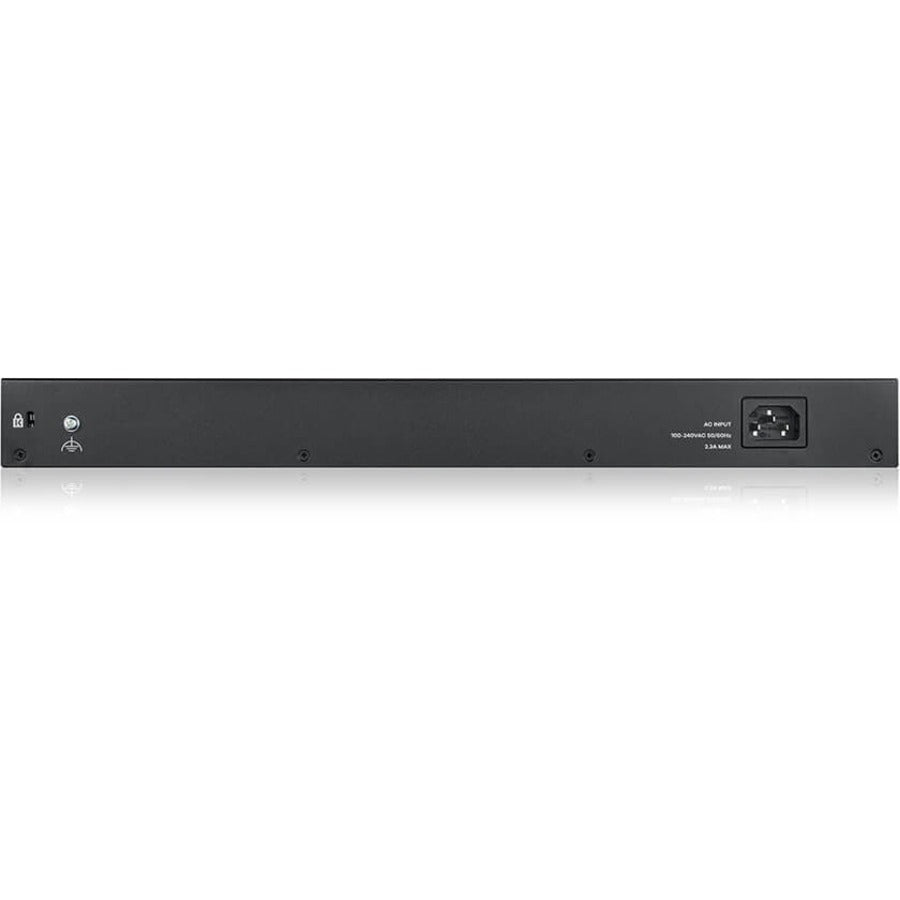 Ethernet Switches - 24-Port GbE PoE+ Smart Rack Switch | ZyXEL GS1900-24HPV2