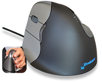 Evoluent Verticalmouse 4 Left Mouse - Optical - Cable - Usb 2.0 - Computer - Scr