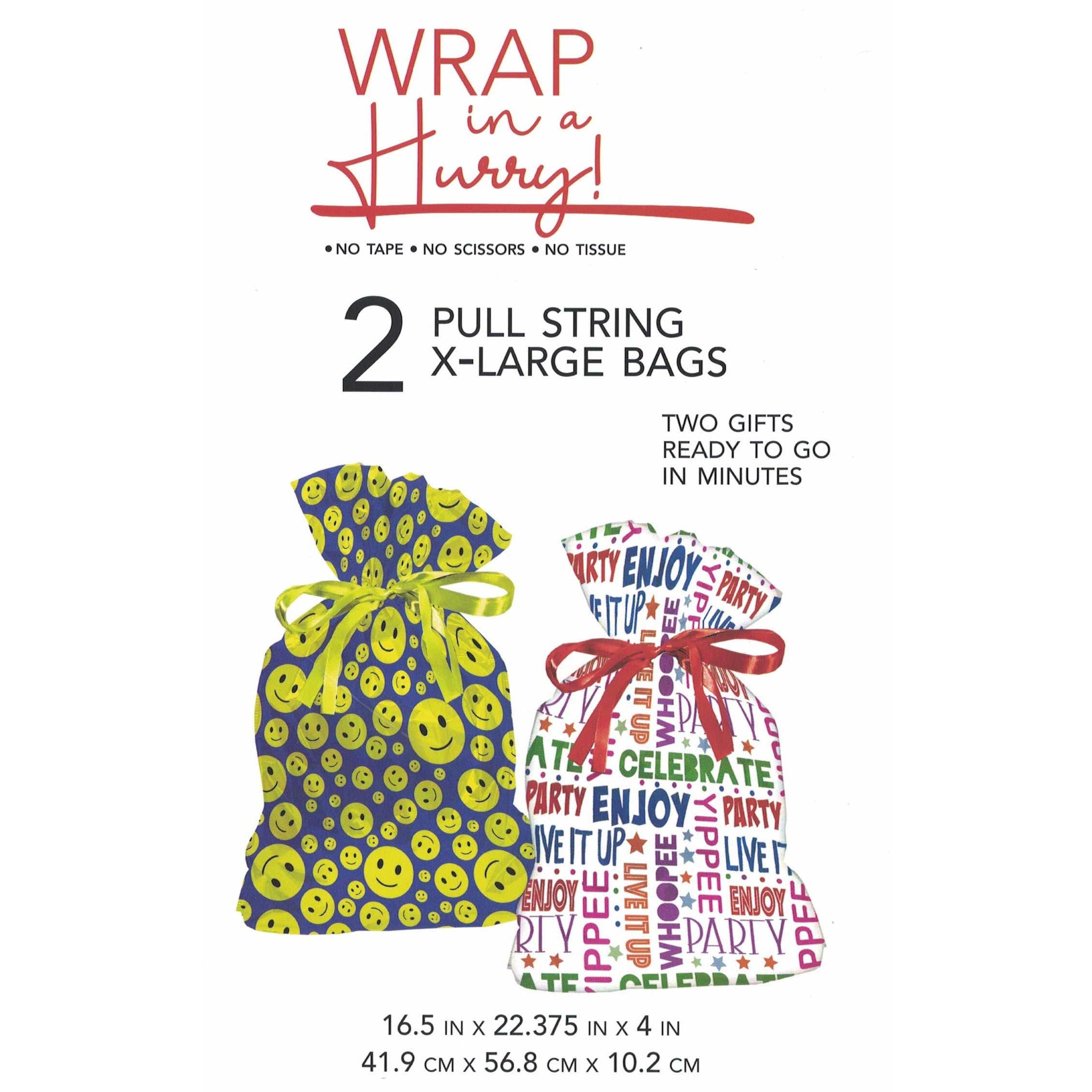 Extra Large Pull String Gift Bags