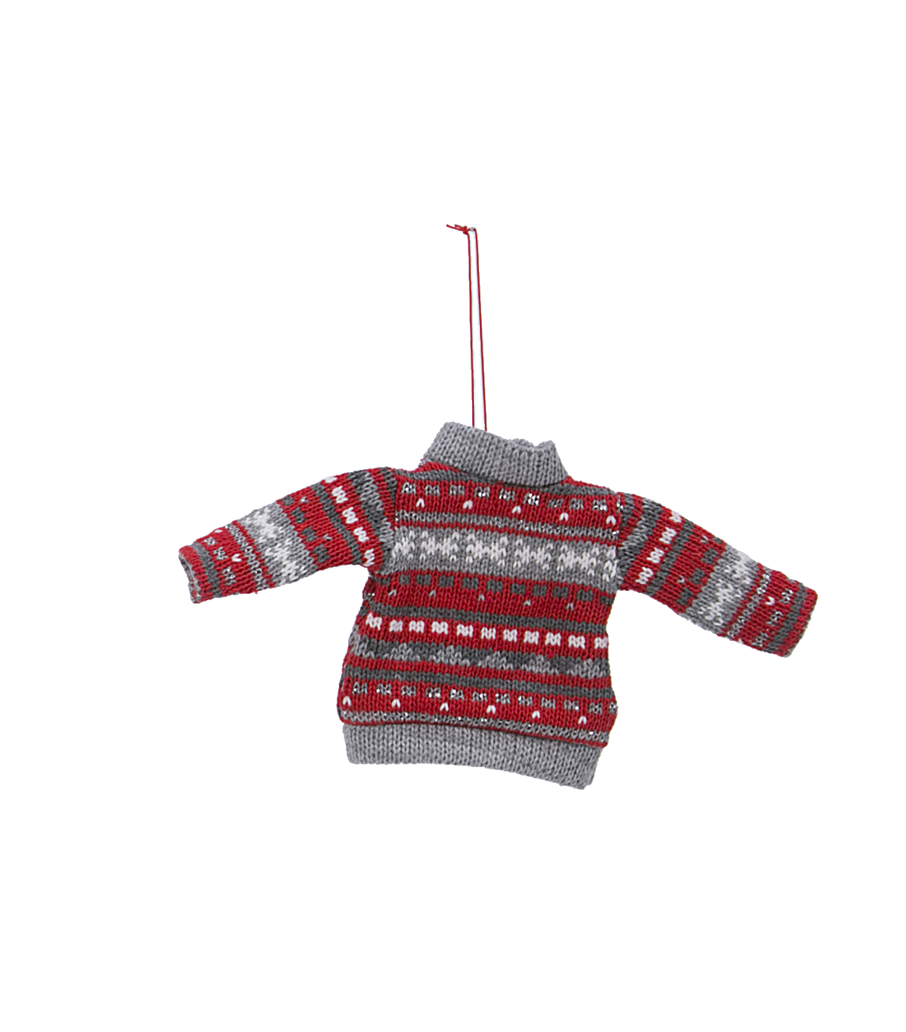 Fabric Cozy Knit Sweater Ornament -