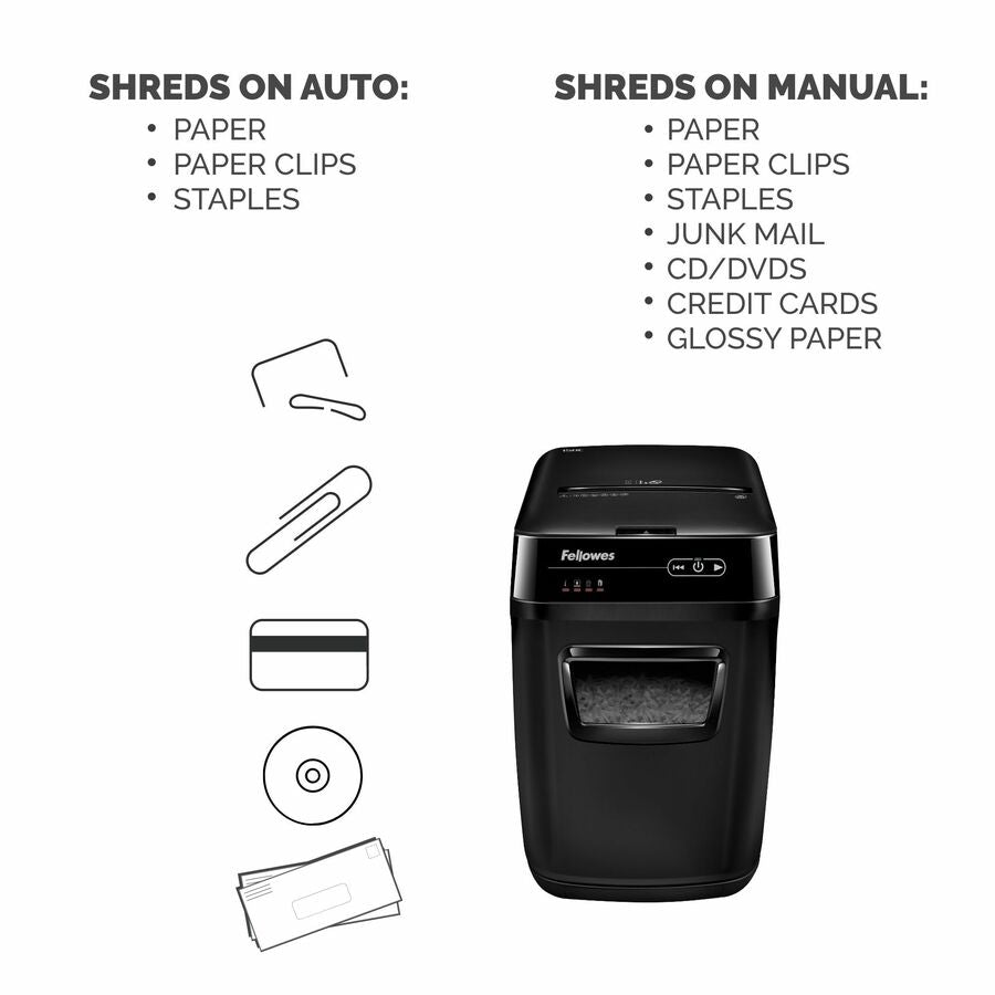 Fellowes Automax&Trade; 150C Hands Free Paper Shredder