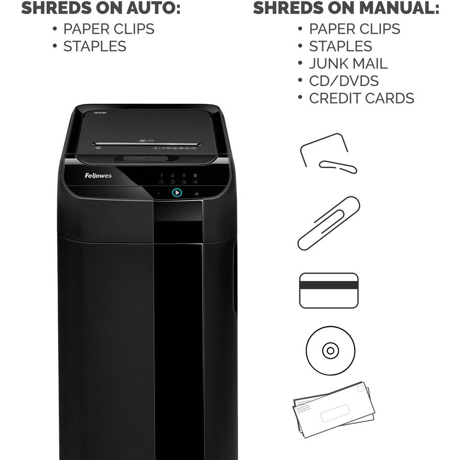 Fellowes Automax&Trade; 350C Auto Feed Shredder