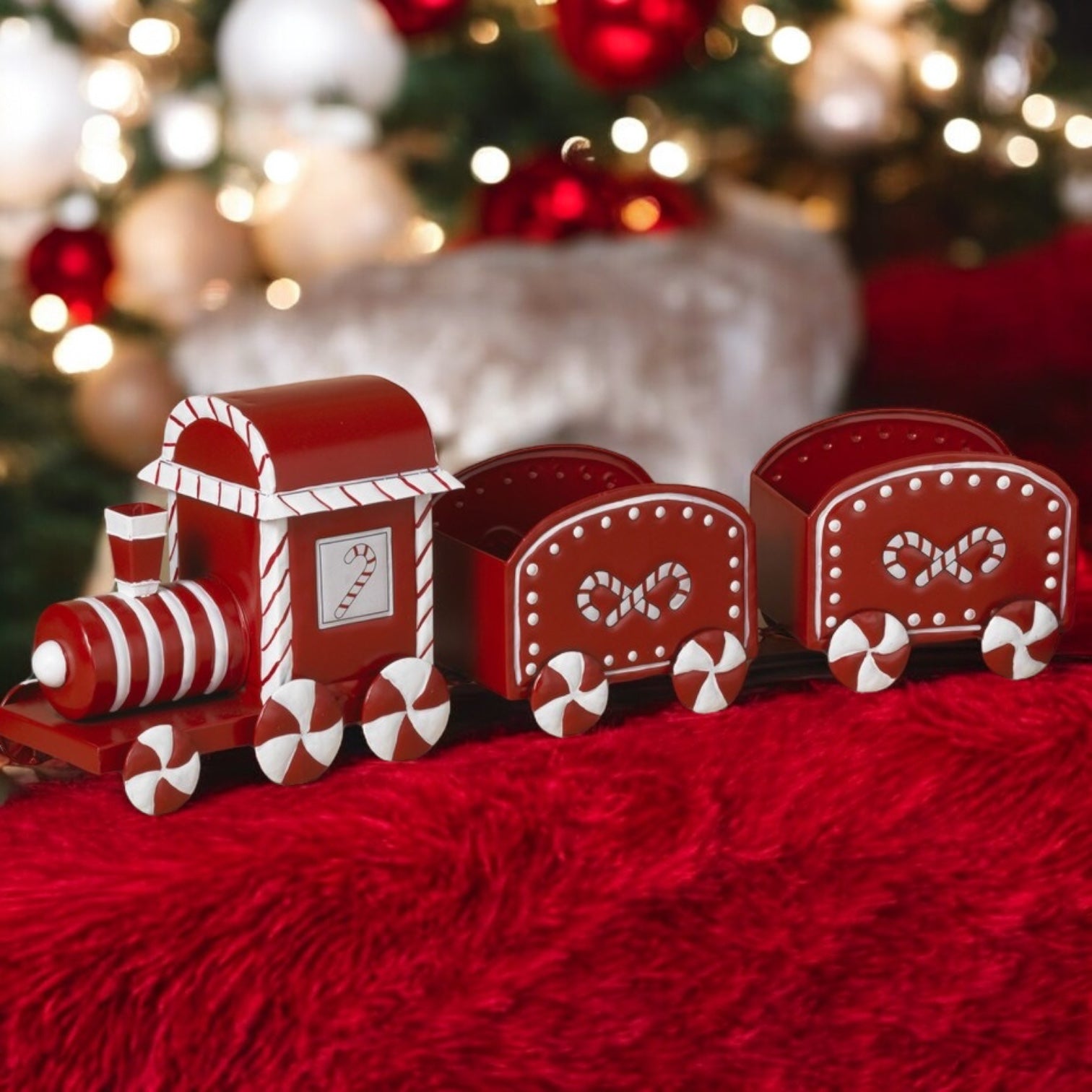 Festive Candy Train Decoration