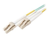 Fiber Cables Direct - Patch cable - LC/UPC multi-mode (M) to LC/UPC multi-mode (M) - 3 m - 0.1 in - fiber optic - duplex - 50 FCDUS46V4