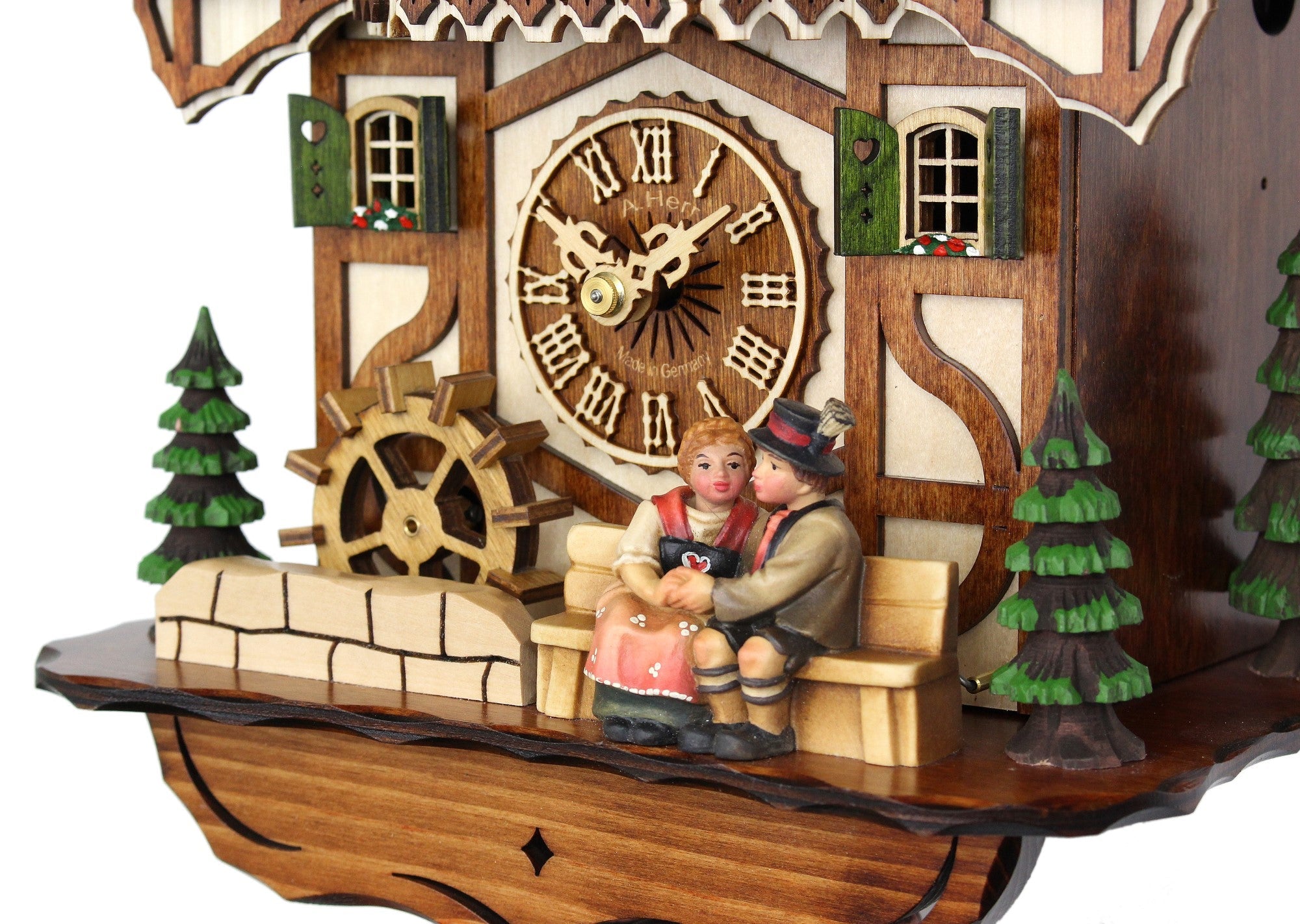 First Kiss - HerrZeit by Adolf Herr Cuckoo Clock