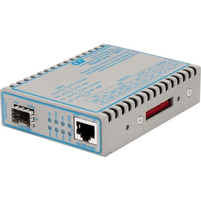 FlexPoint 10/100/1000 Gigabit Ethernet Fiber Media Converter RJ45 SFP 4719-0