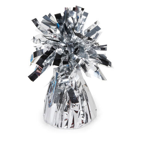 Foil Helium Balloon Weight - Silver