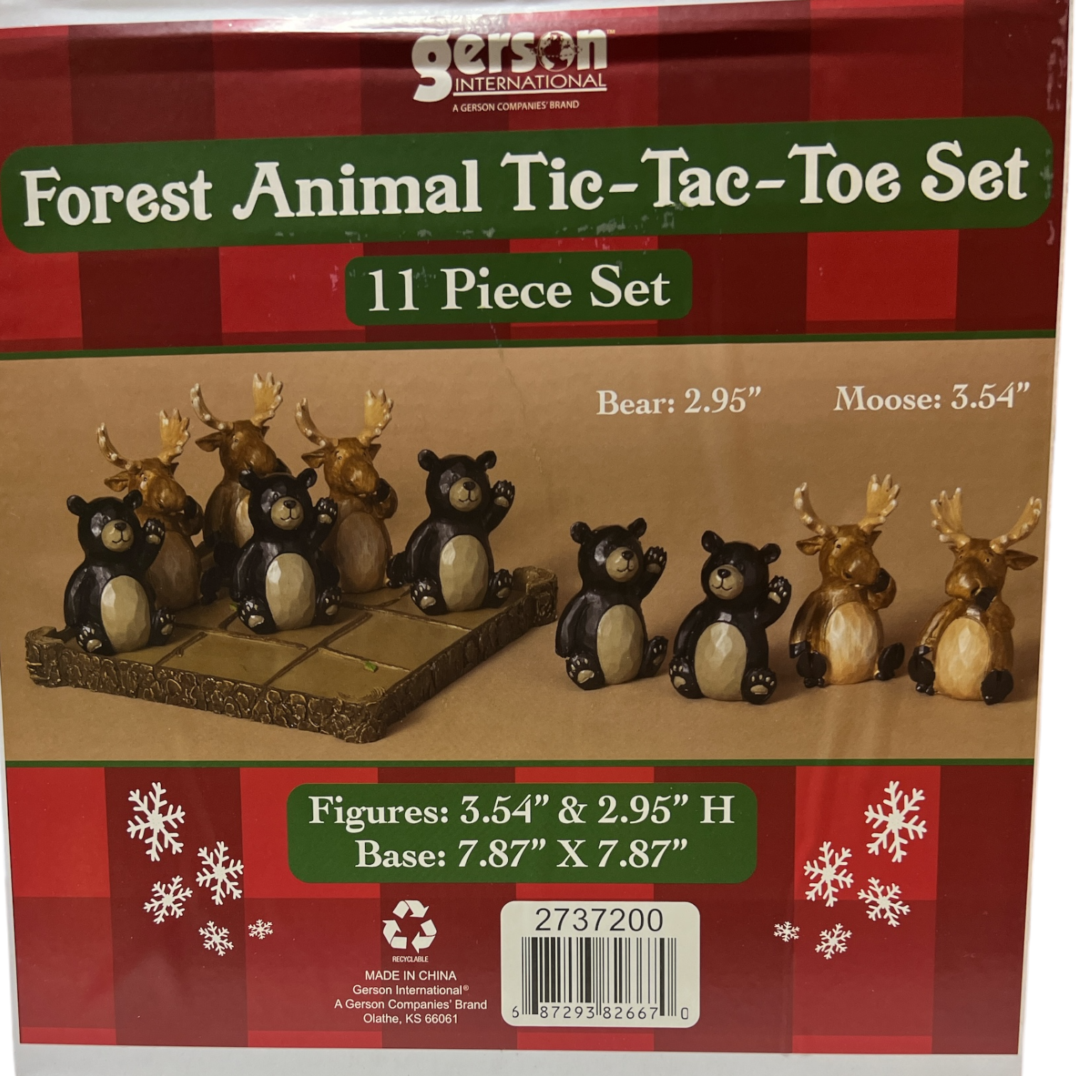 Forest Animal Tic-Tac-Toe Game