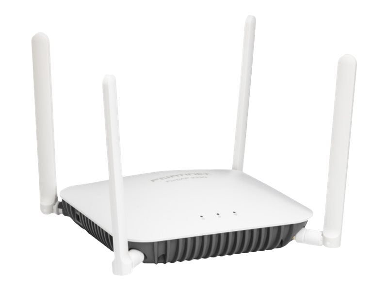 Fortinet FortiAP 233G - Wireless access point - indoor - Wi-Fi 6E - ZigBee, Bluetooth - 2.4 GHz, 5 GHz, 6 GHz - wall /