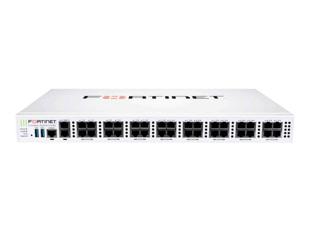 Fortinet FortiGate 400E-BYPASS - Security appliance - with 3 years FortiCare Premium Support + 3 years FortiGuard