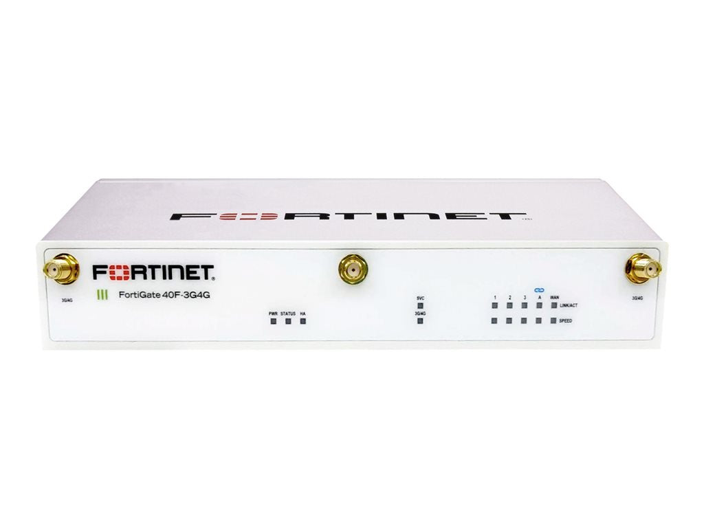 Fortinet FortiWiFi 40F-3G4G - Security appliance - with 1 year FortiCare Premium Support + 1 year FortiGuard Enterprise