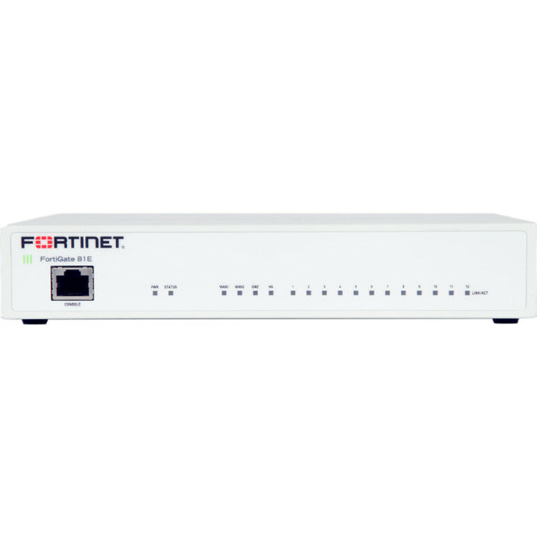 Fortinet FortiGate 81E Network Security/Firewall Appliance FG-81E-BDL-950-12