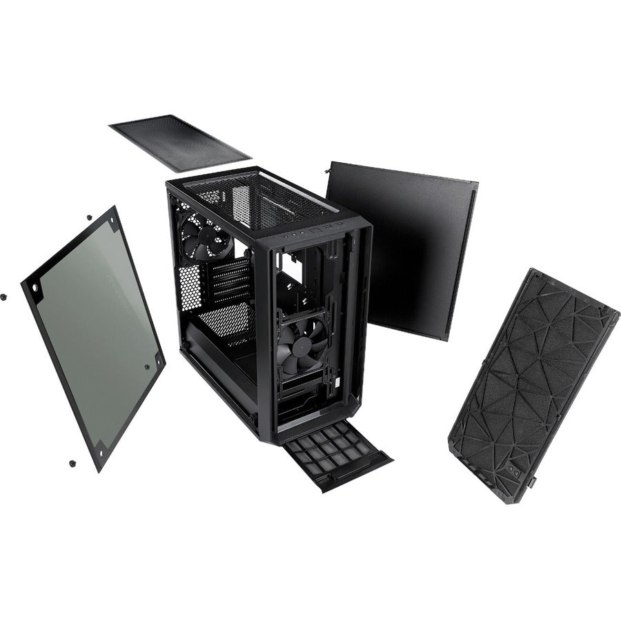Fractal Design Meshify C Mini Dark Tg No Power Supply Microatx Case