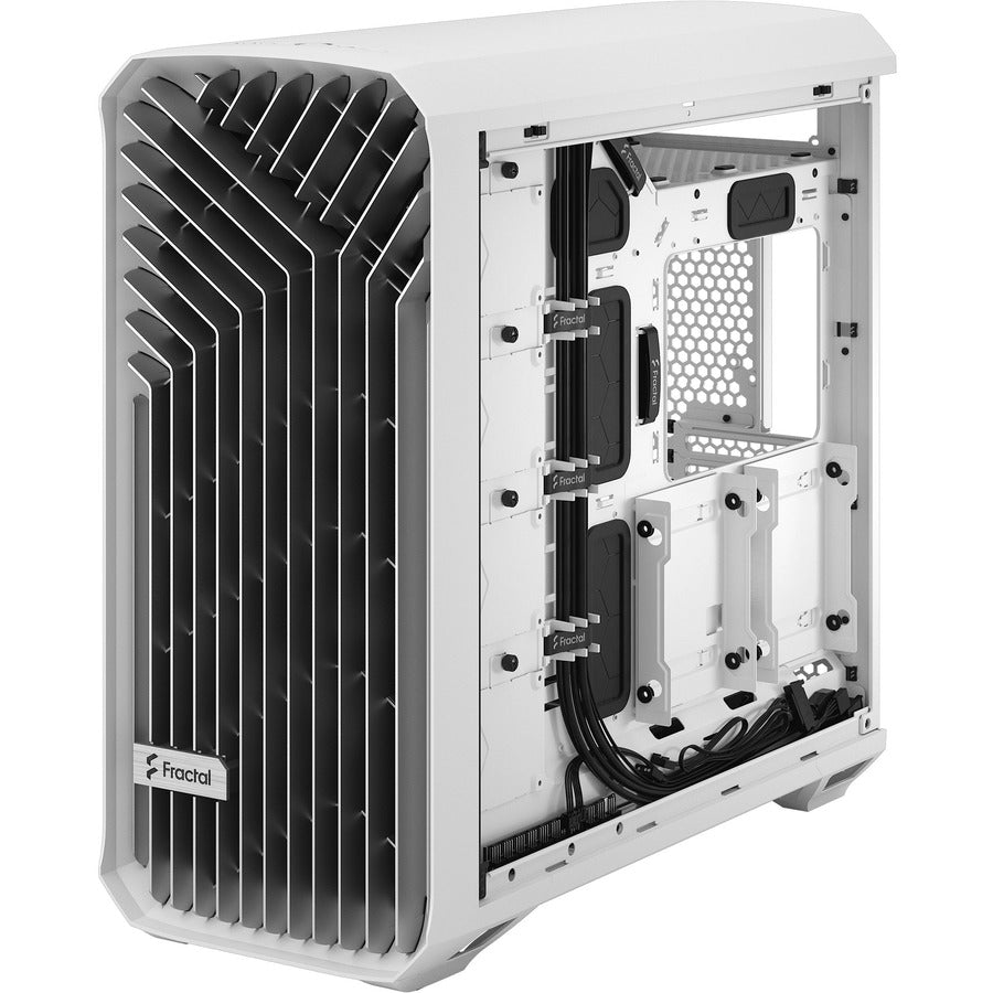 Fractal Design Torrent White E-Atx Tempered Glass Window High-Airflow Mid Tower Computer Case - Fd-C-Tor1A-03 (White)