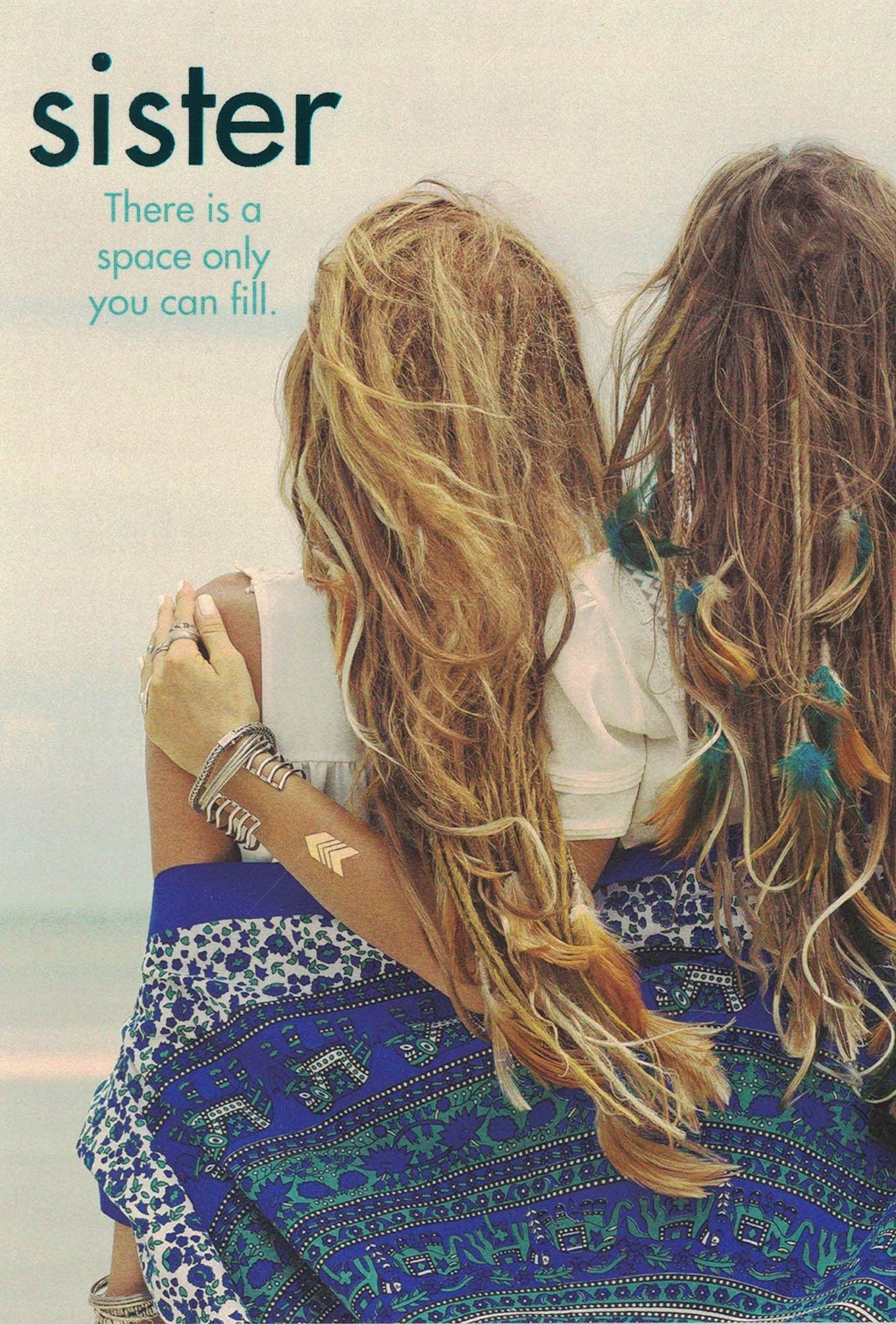 Friendship Card - A Space Only A Sister Can Fill