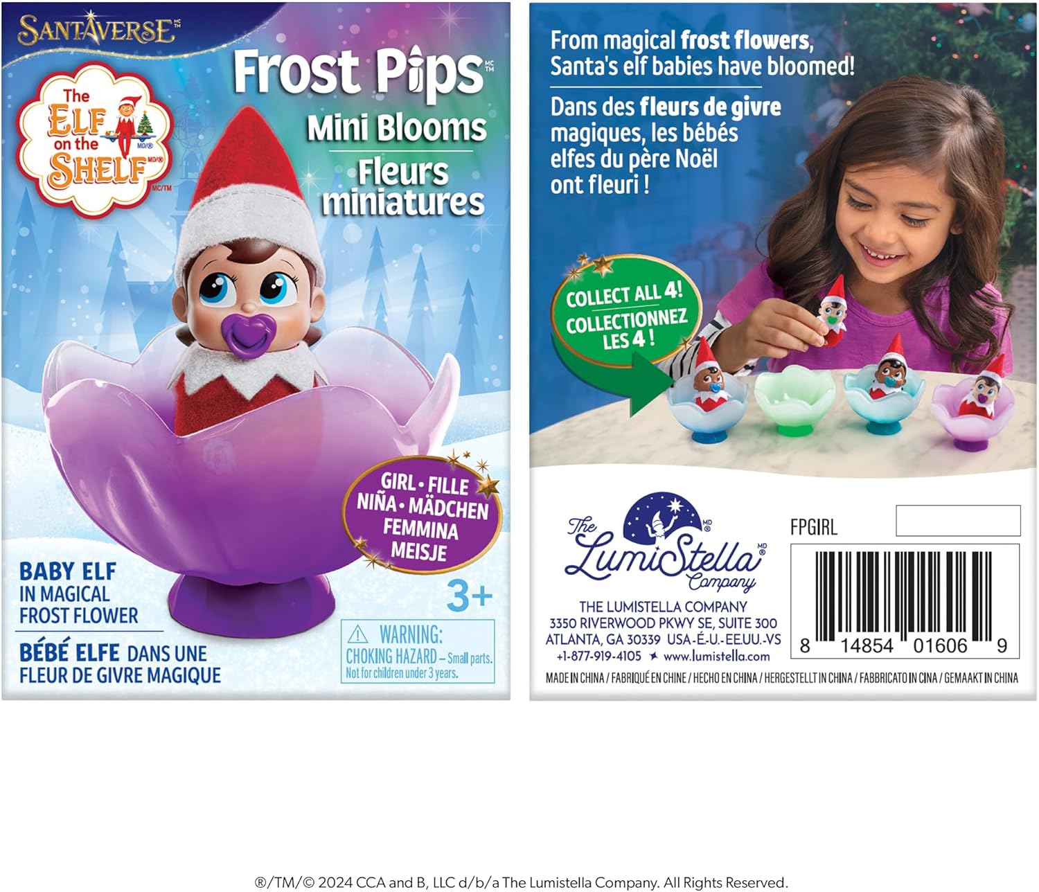 Frost Pips Mini Blooms - Purple