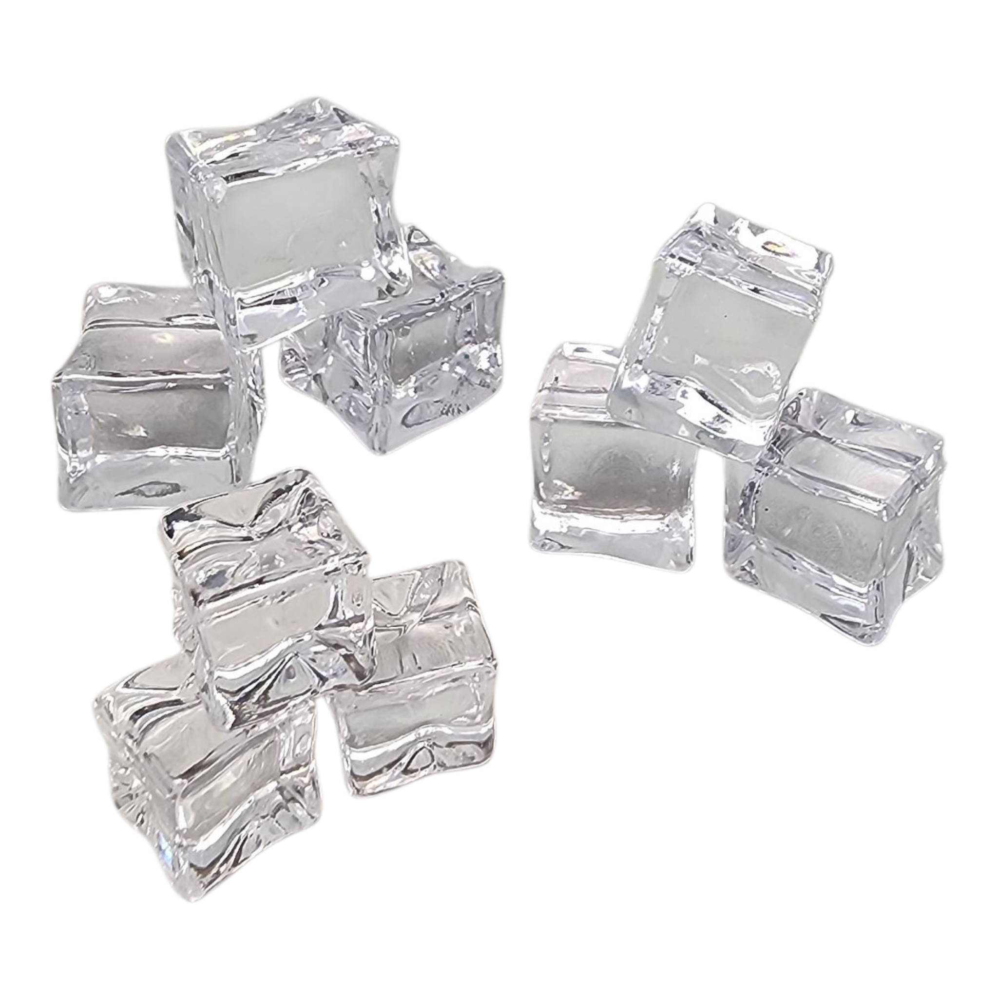 Frosty Acrylic Ice Cubes -