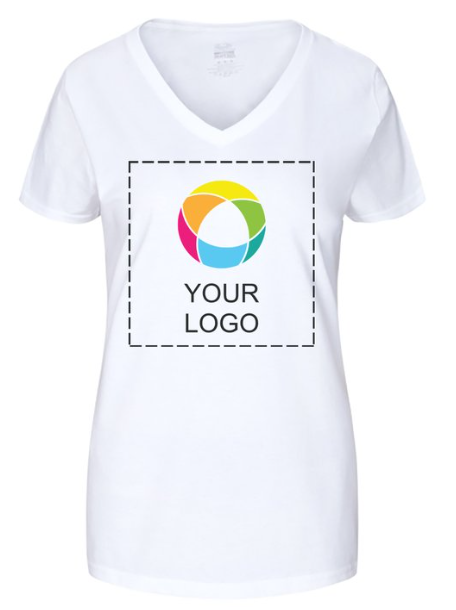 Fruit of the Loom® HD Cotton™ Women’s V-Neck Tee – Softness Meets Style