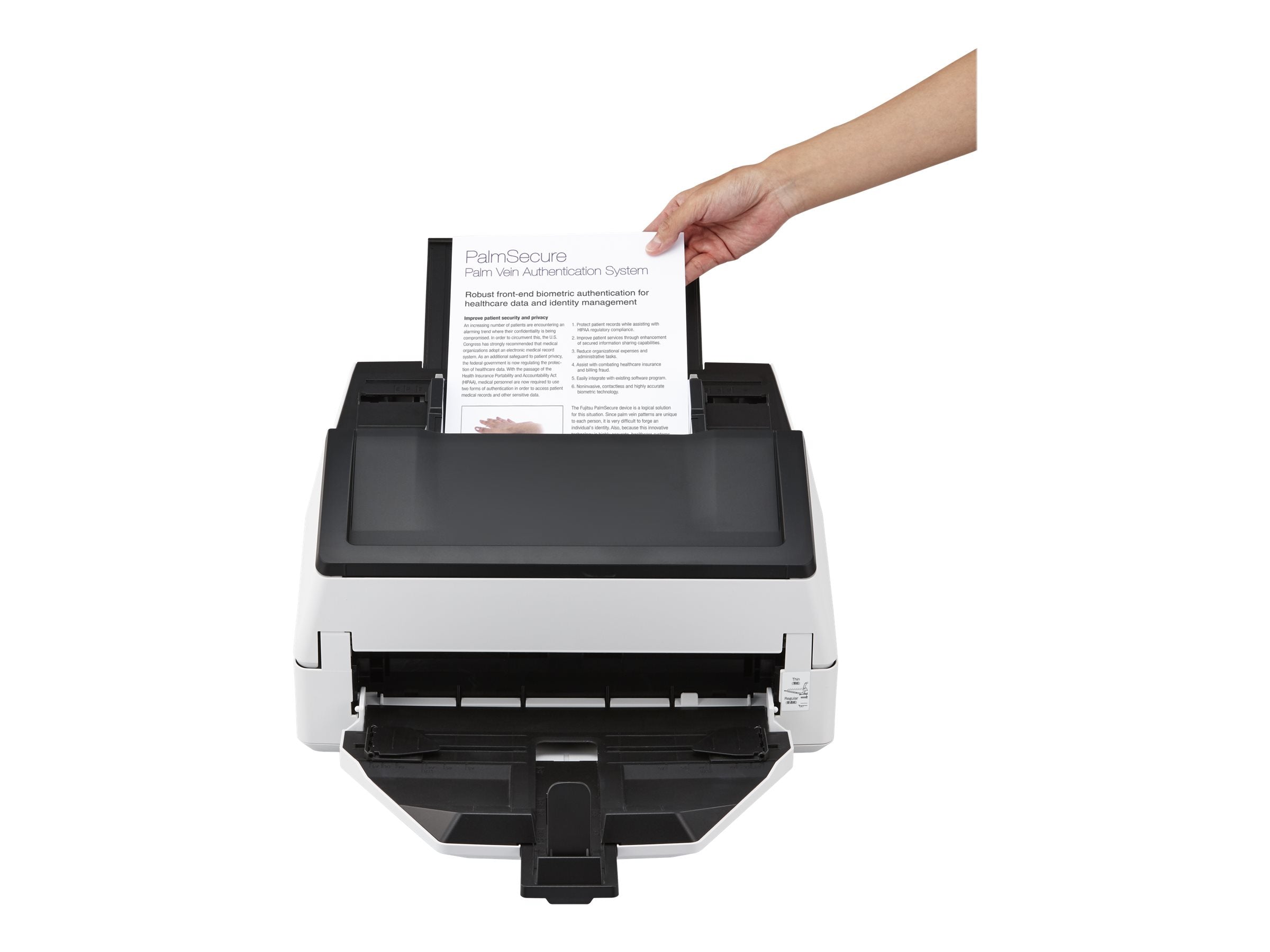 Fujitsu fi-7600 - Document scanner - Dual CCD - Duplex - - 600 dpi x 600 dpi - up to 100 ppm (mono) / up to 100 ppm (color) CG01000-308101