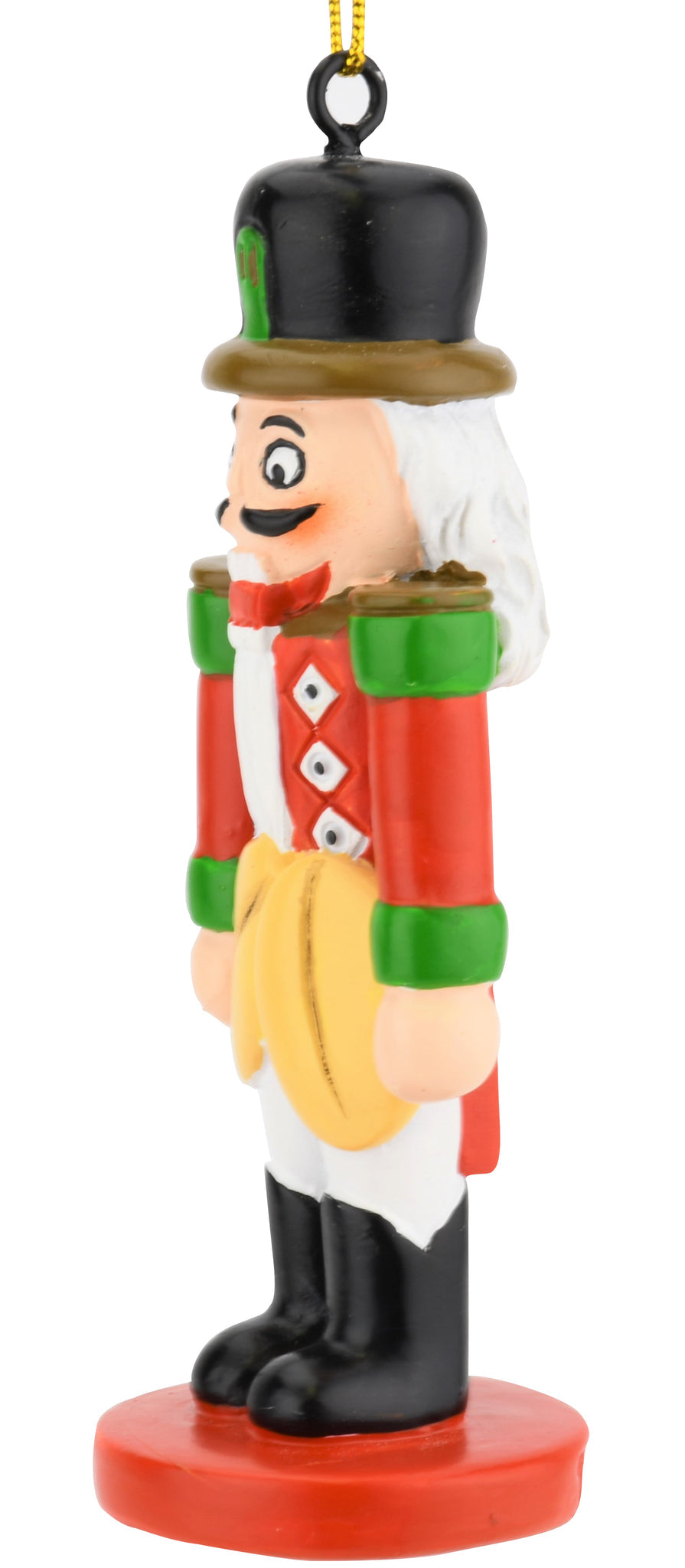 Funny Happy Nutcracker with Nuts Christmas Ornaments