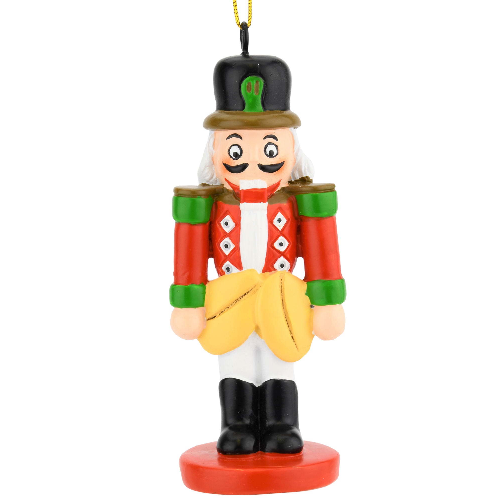 Funny Happy Nutcracker with Nuts Christmas Ornaments