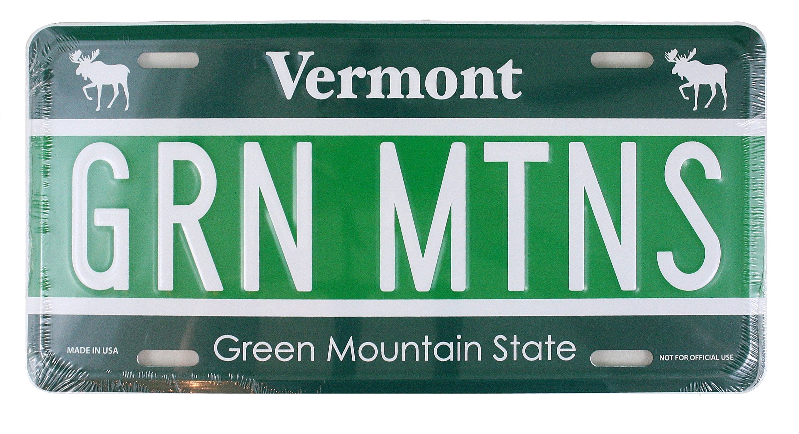 GRN MTN Vermont License Plate